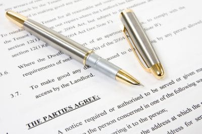 Agreement between landlord and tenant